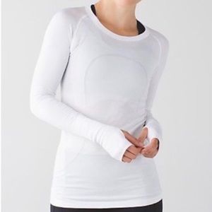 Lululemon Swiftly Tech Long Sleeve White